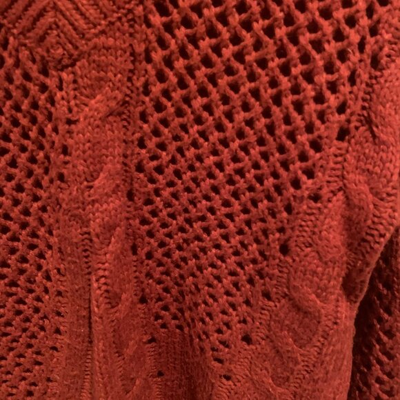 Charli London Chunky V-Neck Oversize Sweater Women's Size XS/S - Picture 2 of 7